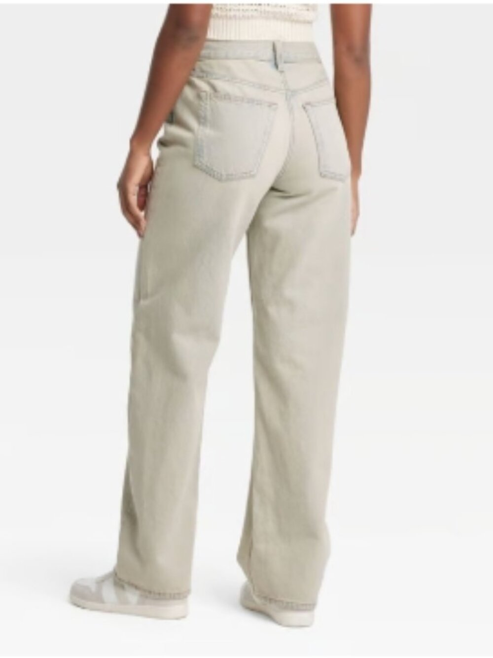Women's Mid-Rise 90's Baggy Jeans - Universal Thread™ Light Blue - Picture 2 of 4